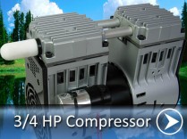 3/4 HP Compressor MPC-200A